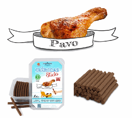 MEDITERRANEAN IBERICAS STICKS PAVO 800g