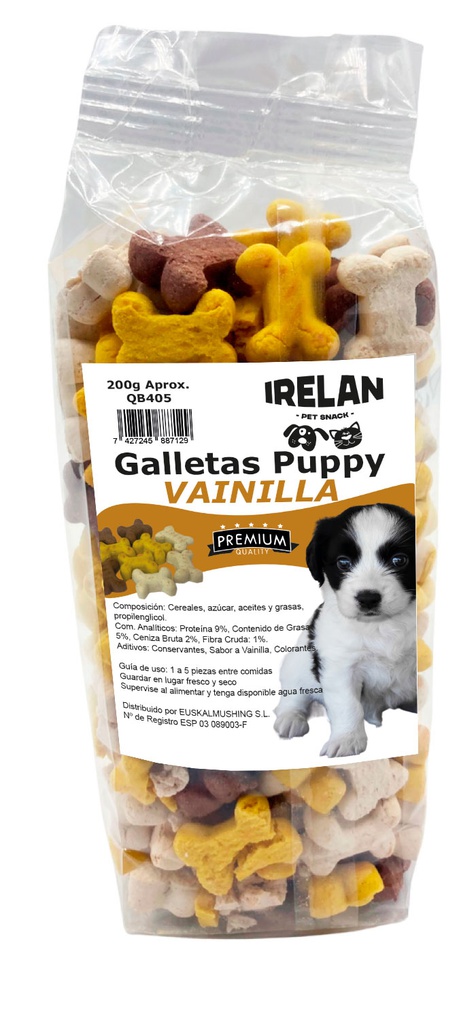 IRELAN GALLETA PUPPY 200gr QB405