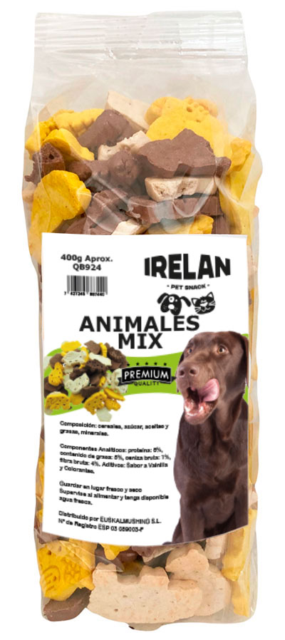 IRELAN GALLETA ANIMALES MIX 400gr QB924