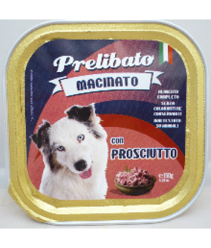 Q.PRELIBATO PERRO TARRINA JAMON 150Gr.