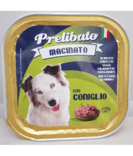 Q.PRELIBATO PERRO TARRINA CONEJO 150Gr.