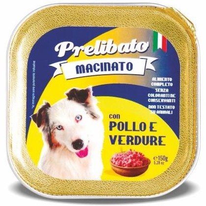 Q.PRELIBATO PERRO TARRINA POLLO+VERDU.150Gr.