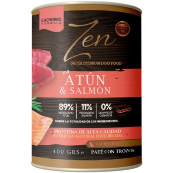 ZEN LATA PERRO ATUN CON SALMON PUPPY 400gr.