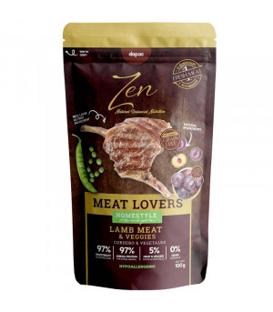 ZEN POUCHES MEAT LOVERS CORDERO 100gr.