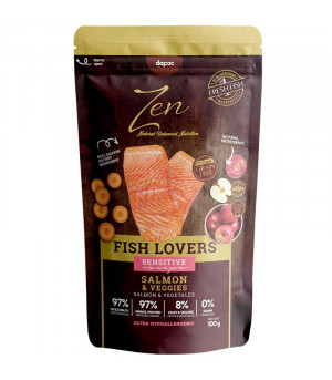 ZEN POUCHES MEAT LOVERS SALMON 100gr.