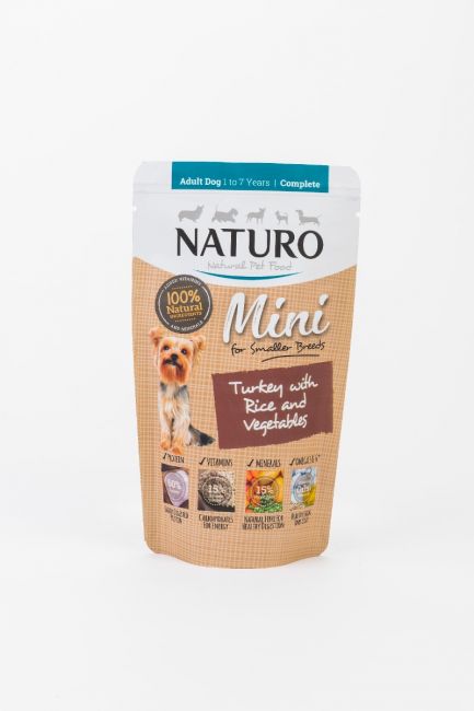 NATURO PERRO ADULT MINI PAVO ARROZ 150 GR