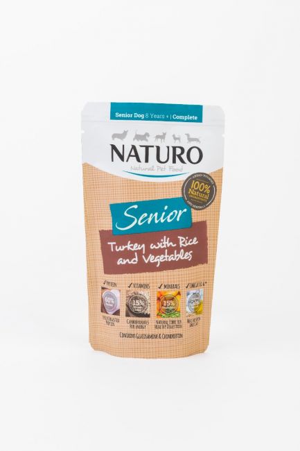 NATURO PERRO SENIOR PAVO ARROZ 150 GR