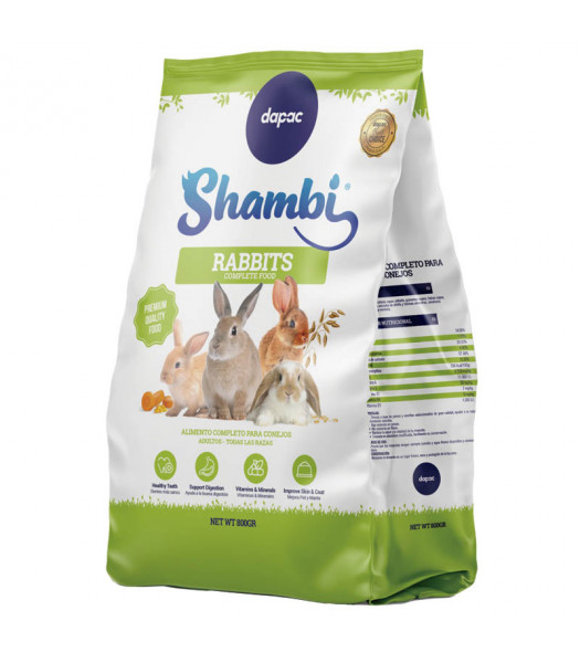 SHAMBI MENU EXTRA CONEJOS 800GR.NK08007