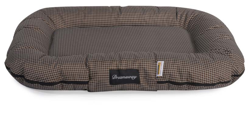 COLCHON BOSTON DREAMAWAY CUADRO MARRON 80x60x14cm CP196/D.1