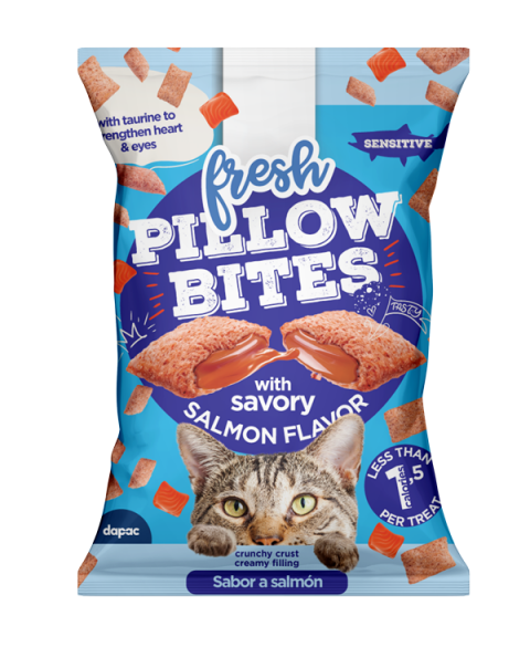 D.Snack Fresh Pillow Bites Gatos Salmón 40gr.