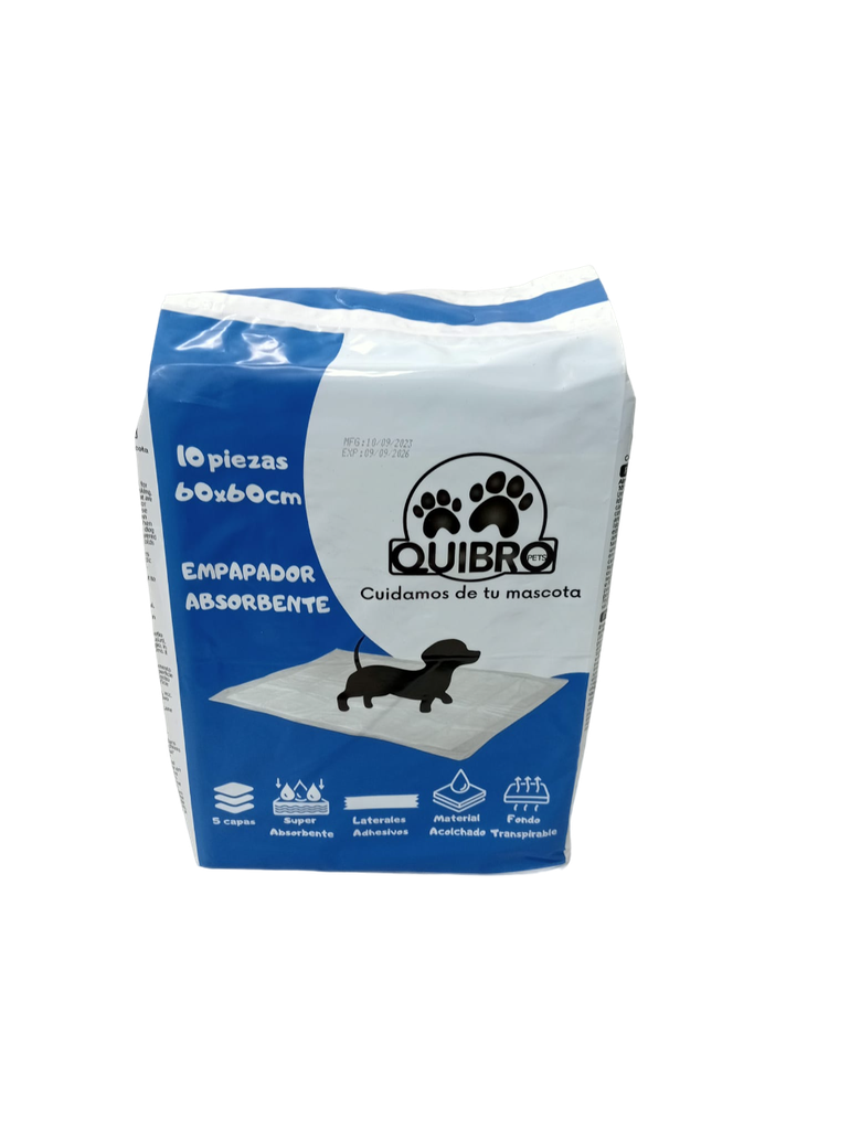 QUIBRO EMPAPADOR 60X60 10pz QBE001