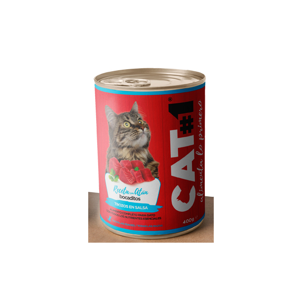 DAPAC CAT#1 ALIMENTO HUMEDO ATUN 400gr