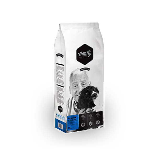 AMITY PREMIUM SENIOR LIGHT POLLO Y ARROZ 3KG