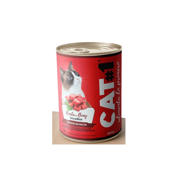 DAPAC CAT#1 ALIMENTO HUMEDO TERNERA 400gr