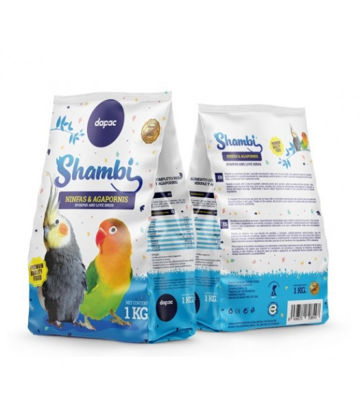 SHAMBI MIXTURA EXTRA NINFA AGAPORNI 1KG NK01004