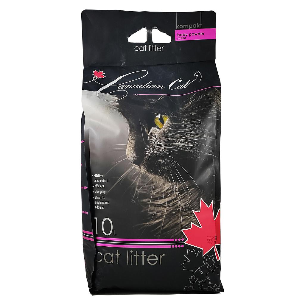 ARENA GATO CANADIENSE BENTONITA TALCO 10 L