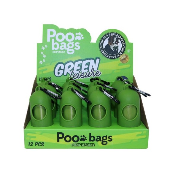 POO BAGS PORTA BOLSAS VERDE LEISURE