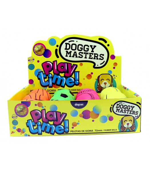 DOGGY MASTER PLAYTIME SPORT ACID BALLS 72 MM