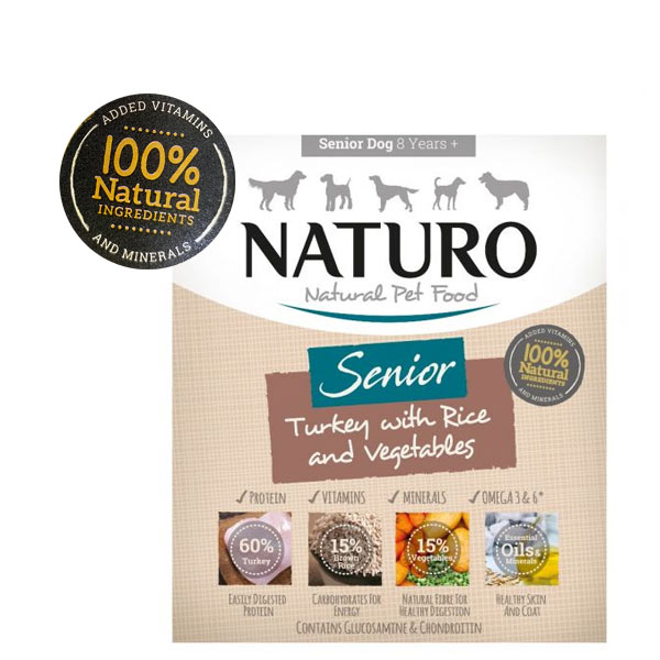 NATURO PERRO SENIOR PAVO ARROZ 400 GR