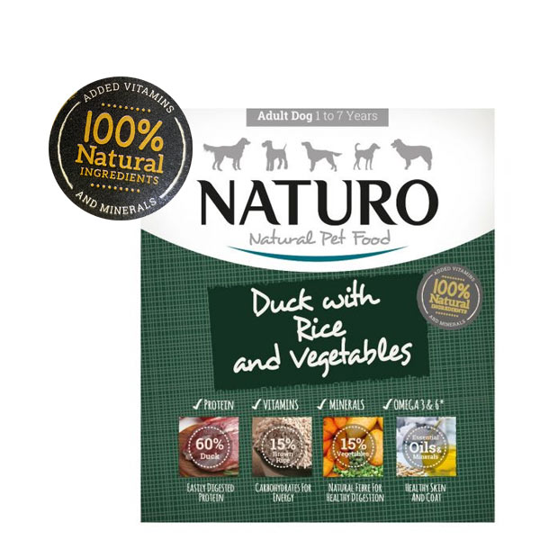 NATURO PERRO ADULT  PATO ARROZ 400 GR