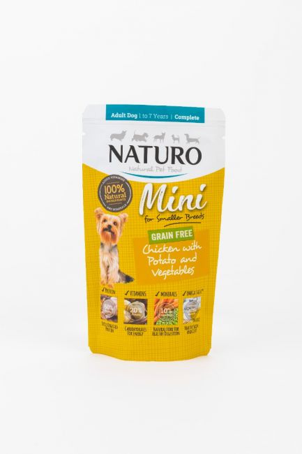 NATURO PERRO ADULT MINI GF POLLO PATATA 150 GR