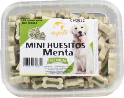 IRELAN MINI HUESITOS MENTA 170GR QB414