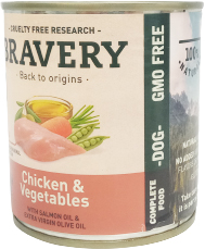 BRAVERY DOG POLLO VEGETAL 290 GR