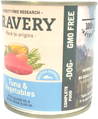 BRAVERY DOG ATUN VEGETALES 290 GR