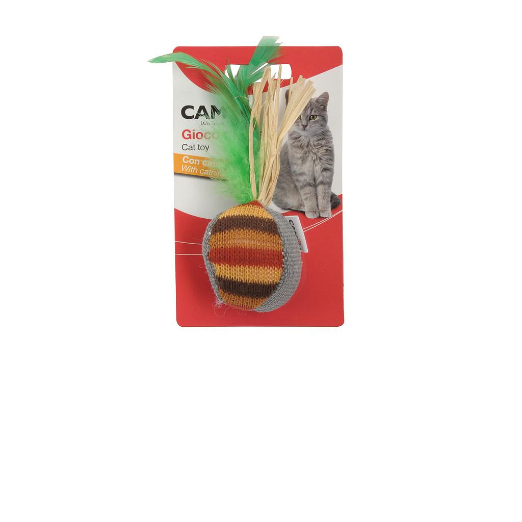 Camon Juguete gato pelota plumas AG035