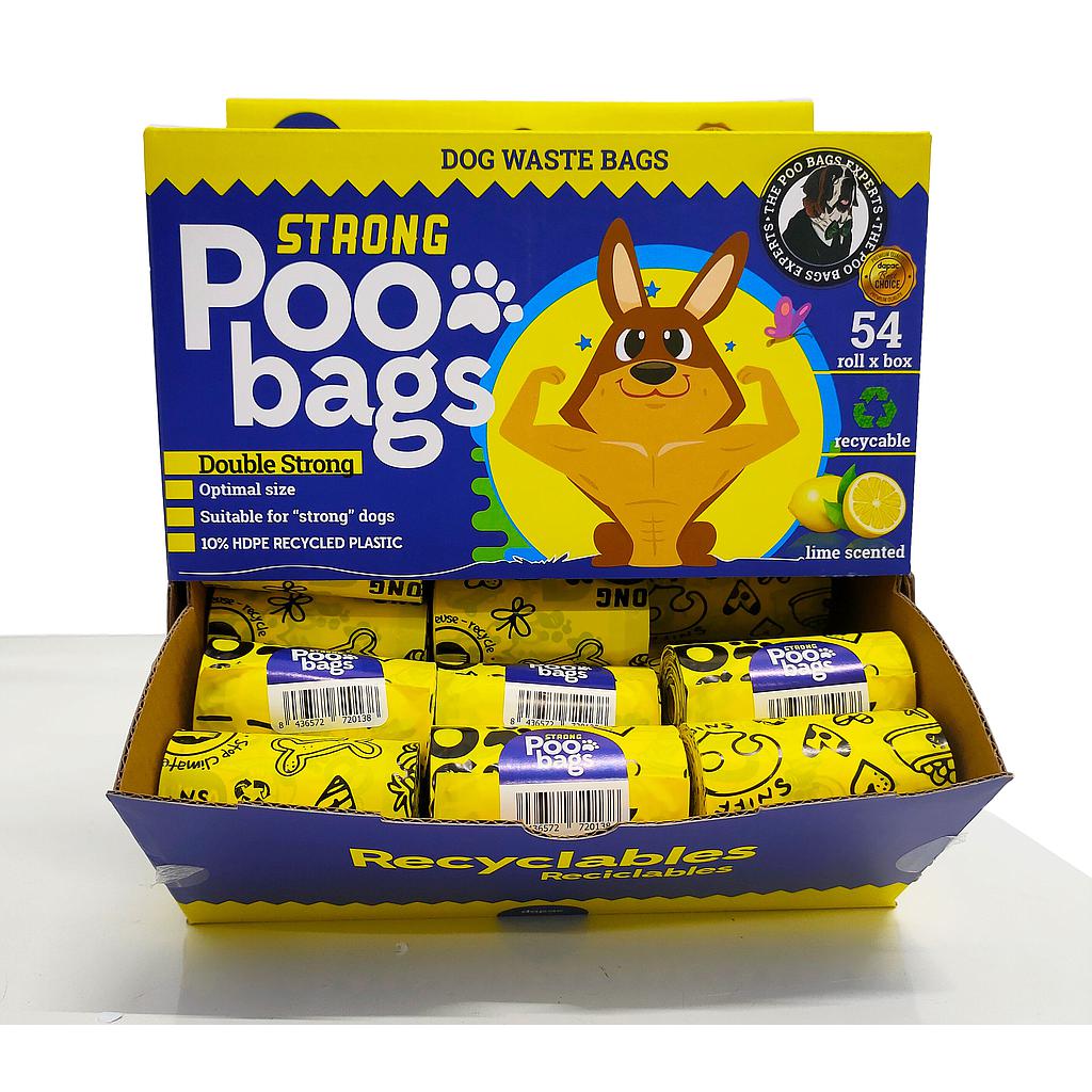 POO BAGS BOLSAS SUELTAS CAJA 54ud Des.LIMON 720275