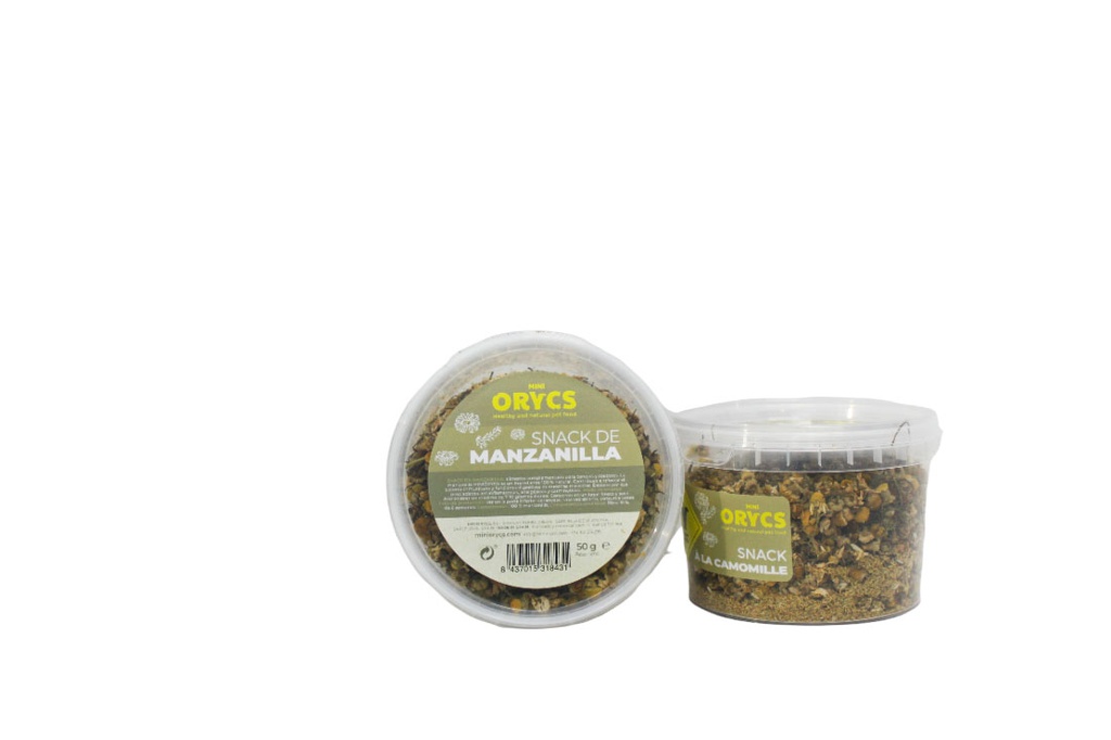 MINI ORYCS SNACK MANZANILLA 50gr.