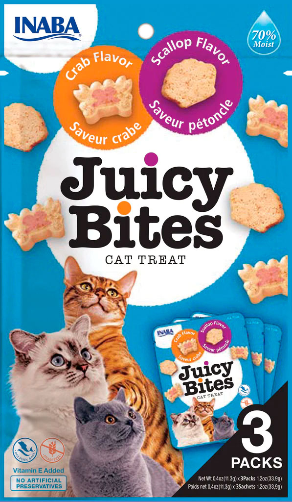 CHURU JUICY BITES VIEIRA Y CANGREJO CAJA 6 uds