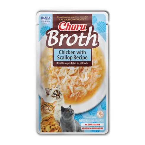 CHURU CAT CHICKEN BROTH VIEIRA CAJA 12und