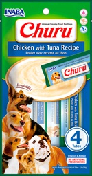 [8859387701077] CHURU DOG RECETA POLLO Y ATUN 4P  CAJA 12uds.